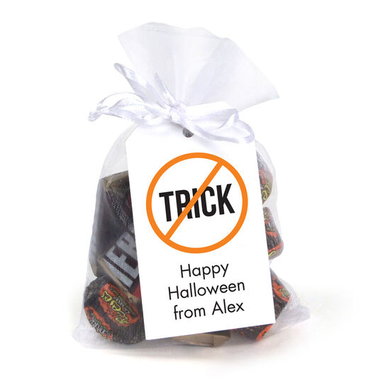 Trick or Treat Hanging Gift Tags with Organza Bags